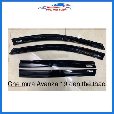 Vè mưa Avanza 2019-2020vè đen che mưa bảo vệ trang trí xe