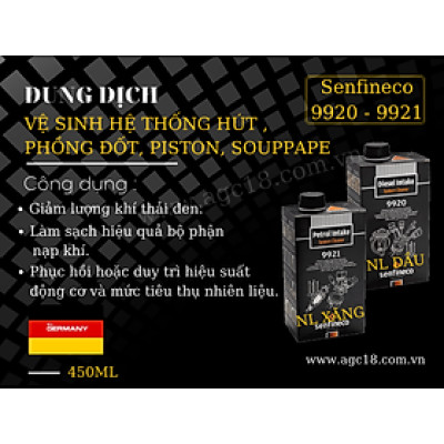 Vệ Sinh Hệ Thống Hút Xăng , Phồng Đốt , Piston , Souppape Động Cơ Xăng Senfineco 9921 