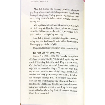 Sức Mạnh Của Mục Đích