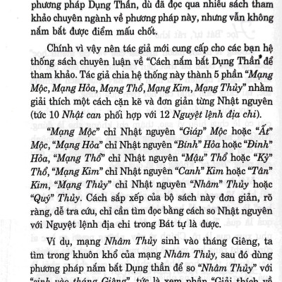 Dụng Thần Bát Tự Trong Ngũ Hành Số Mệnh Học - Vanlangbooks