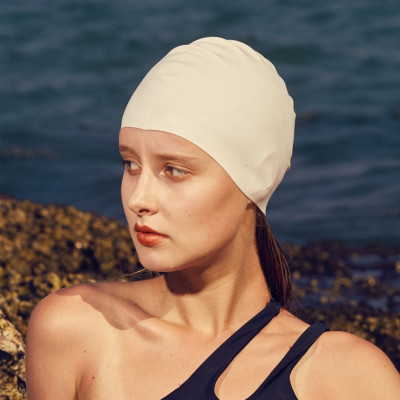 Mũ bơi người lớn chất liệu silicone cao cấp dododios dùng được cho nam, nữ ngăn nước, trùm được búi tóc dài - Mũ bơi trùm tai - Mũ bơi trùm búi tóc - Chính hãng dododios