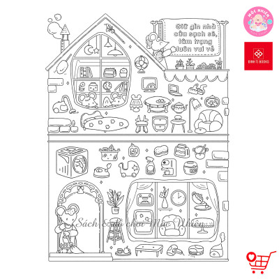 Sách tô màu sáng tạo - Những ngày bình thường vui vẻ + Soda muối bên vịnh chanh vàng - Đinh Tị Books