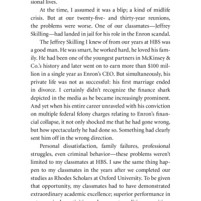 How Will You Measure Your Life?