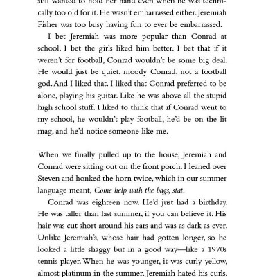 Summer I Turned Pretty Book 1