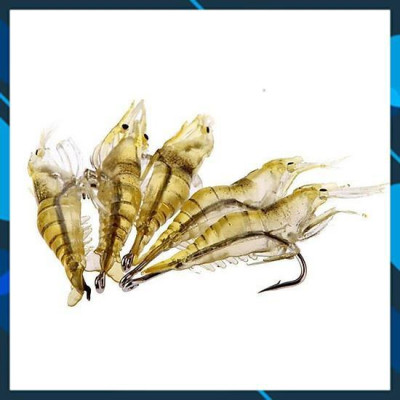  Bộ 10 mồi câu cá giả hình tôm có kèm lưỡi câu siêu nhậy_ LURE _38 