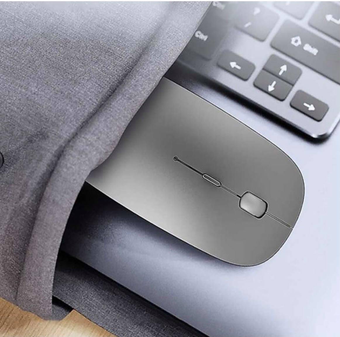 Chuột Không Dây Wiwu Wimice Lite Dành Cho cho iPad, Laptop, PC (màu bạc) - Hàng Chính Hãng