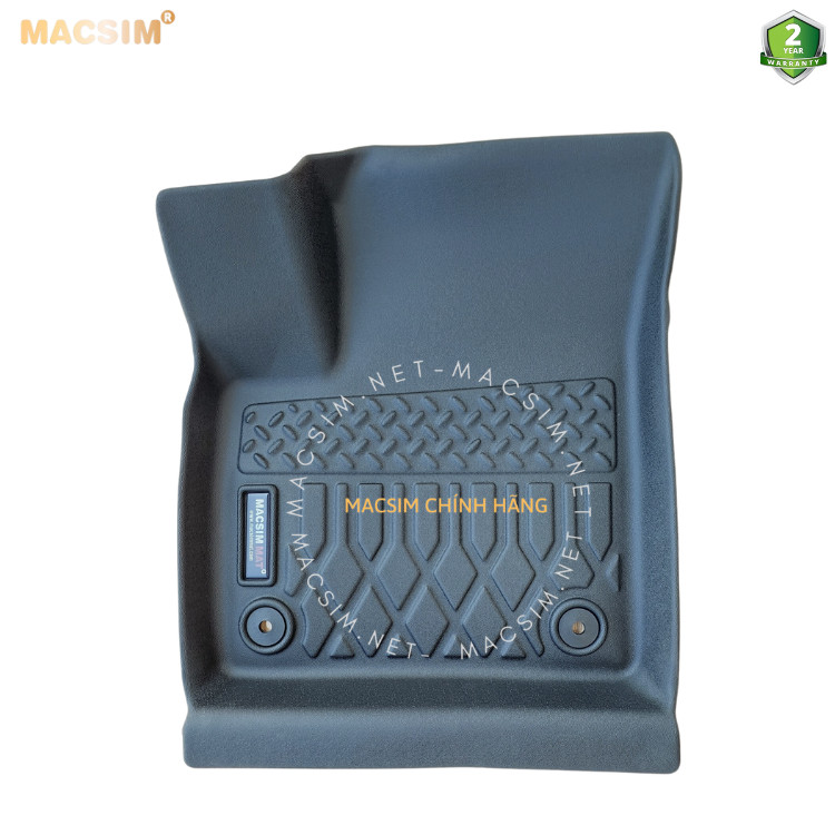 Thảm lót sàn 1 lớp sd1 xe ô tô Vinfast Herio Green - nhãn hiệu Macsim chất liệu nhựa TPE cao cấp màu đen
