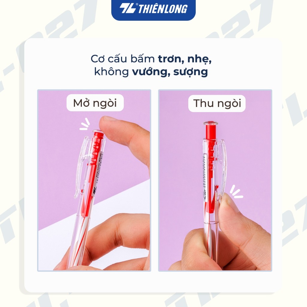 Combo 5 Bút Bi Thiên Long TL-027