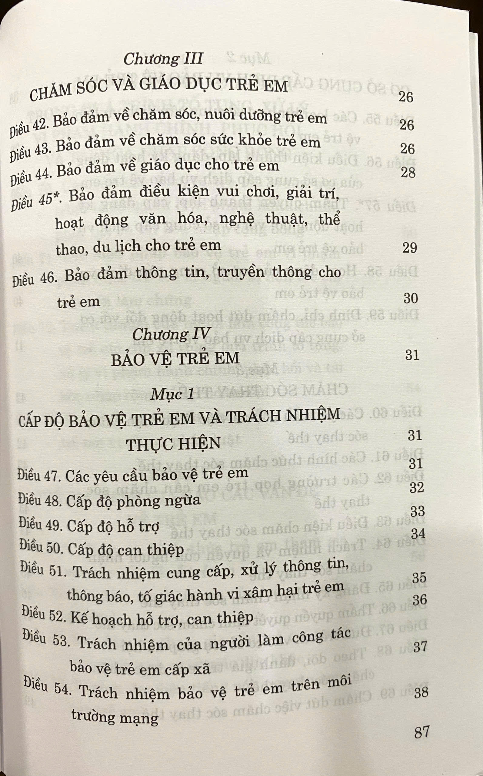 Luật Trẻ Em ( Hiện hành ) ( Sửa đổi, bổ sung năm 2018)