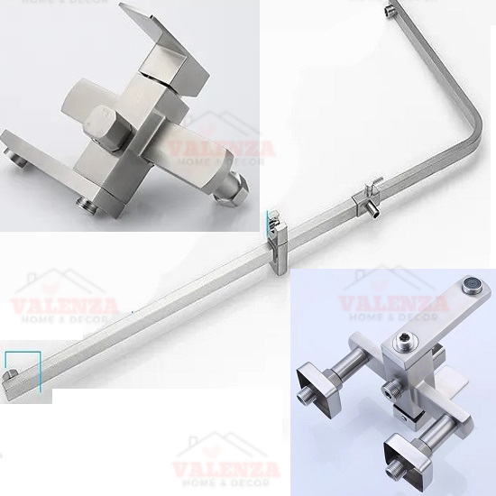 Bộ sen cây tắm đứng inox sus304 nóng lạnh Valenza SCV-01 cao cấp