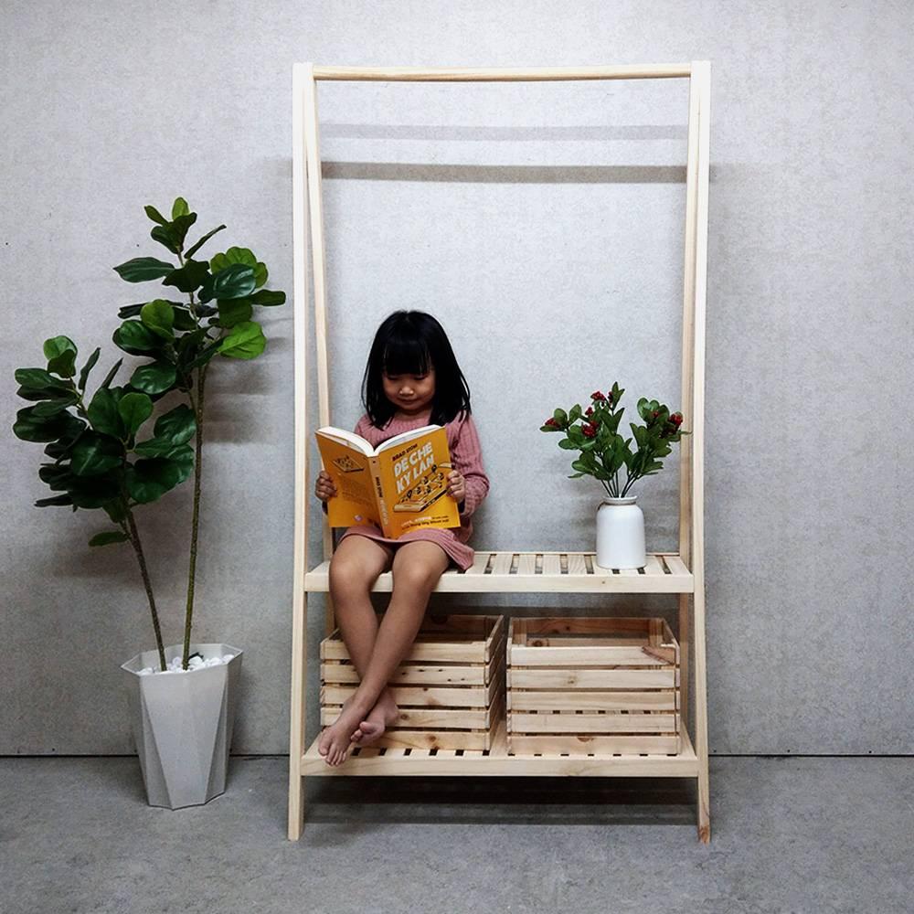 Kệ Quần Áo Pyra 2 Tầng IBIE