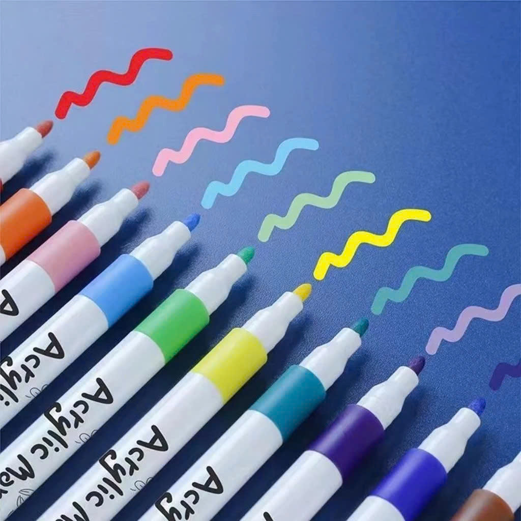 Bút Màu Acrylic Marker 60 Màu – Màu Sắc Tươi Sáng, Vẽ Được Trên Mọi Chất Liệu, Chồng Màu Dễ Dàng - HÀNG CHÍNH HÃNG MINIIN