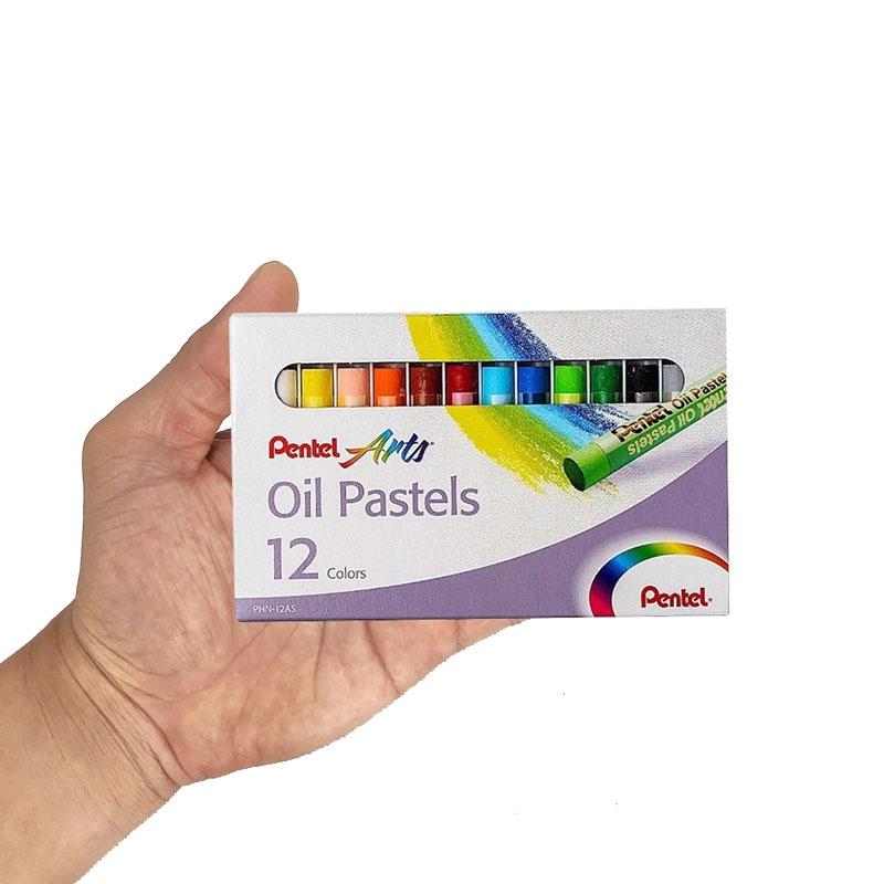 Sáp Dầu 12 Màu Pentel PHN-12