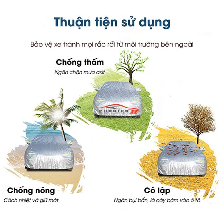 Bạt Phủ Xe Ô Tô Mercedes Benz C300 3 Lớp Cao Cấp Chống Nắng Nóng Chống Nước Chống Cháy Chống Bụi