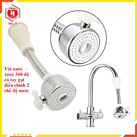 Đầu Vòi Rửa Bát Tăng Áp, Loại Vòi Rửa Bát Dài, Xoay 360 Độ, Có Van Điều Chỉnh Chế Độ Nước