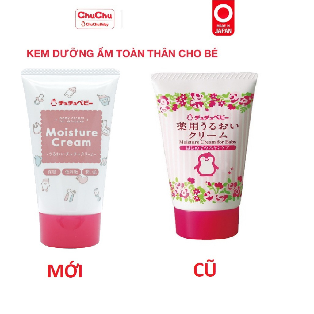 Kem Dưỡng Ẩm Toàn Thân Cho Trẻ Em Chuchu Baby Chính Hãng 50g