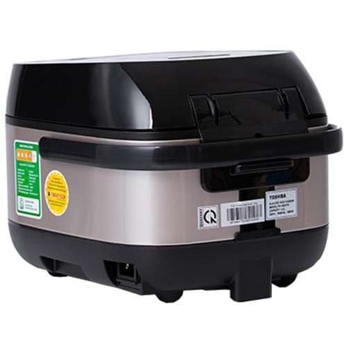 Nồi cơm cao tần Toshiba RC-10IX1PV - 1.0L - Công nghệ cao tần IH 1000W + nhiệt 3D, Lòng nồi dày 3mm chống dính, Chế độ nấu đa dạng - Hàng chính hãng bảo hành 12 tháng, chất lượng Nhật Bản