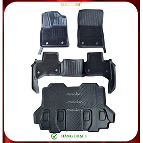 Thảm lót sàn ô tô 2 lớp cao cấp dành cho xe TOYOTA LAND CRUISER 2022 nhãn hiệu Macsim chất liệu TPV