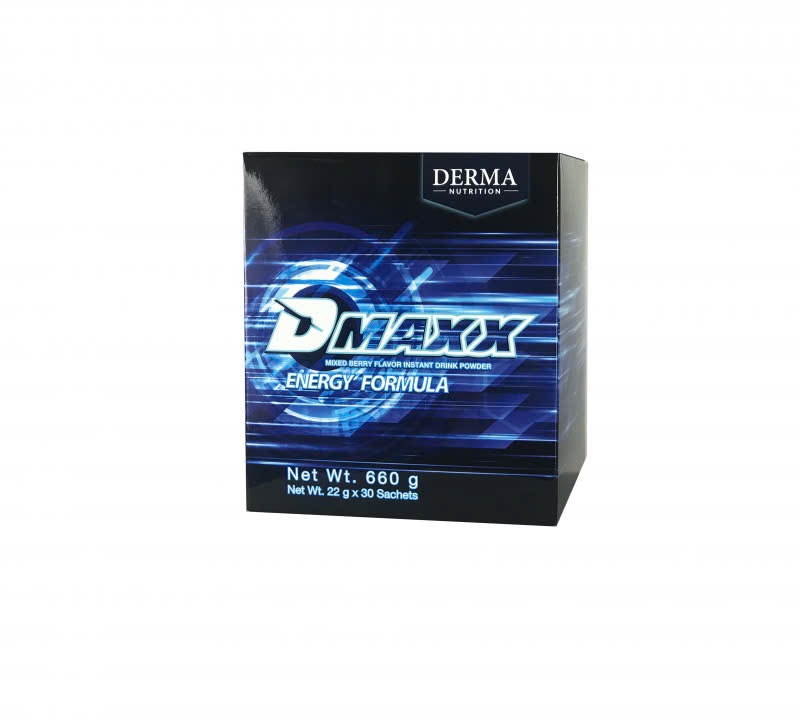 DMAXX thức uống bổ sung vitamin năng lượng có đường DAMODE 25 gói dùng thử màu xanh