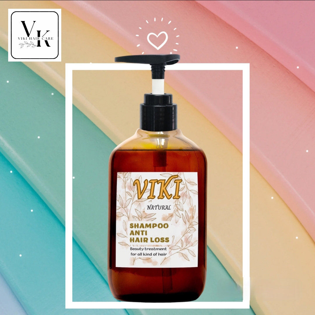 Cặp Dầu Gội Xả Tóc Thảo Dược Viki Gừng Bồ Kết 300ml