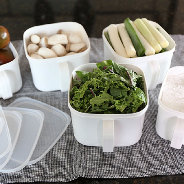 Hộp thực phẩm có tay cầm Nakaya, nắp đậy kín giúp cất giữ và bảo quản thực phẩm một cách an toàn & tiện lợi - nội địa Nhật Bản