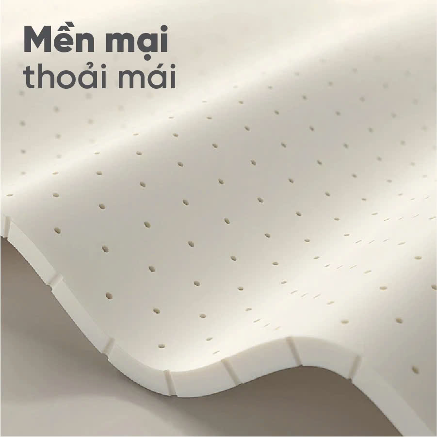 Nệm cao su thiên nhiên em bé Tatana Baby Care- Độ cao 2cm-Dành cho bé đi học hoặc sơ sinh-Màu ngẫu nhiên
