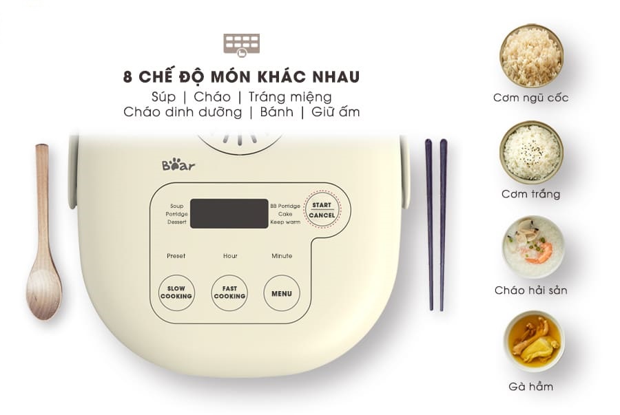 Nồi cơm điện thông minh Bear SUBE015 DFB-B20A1- Hàng chính hãng