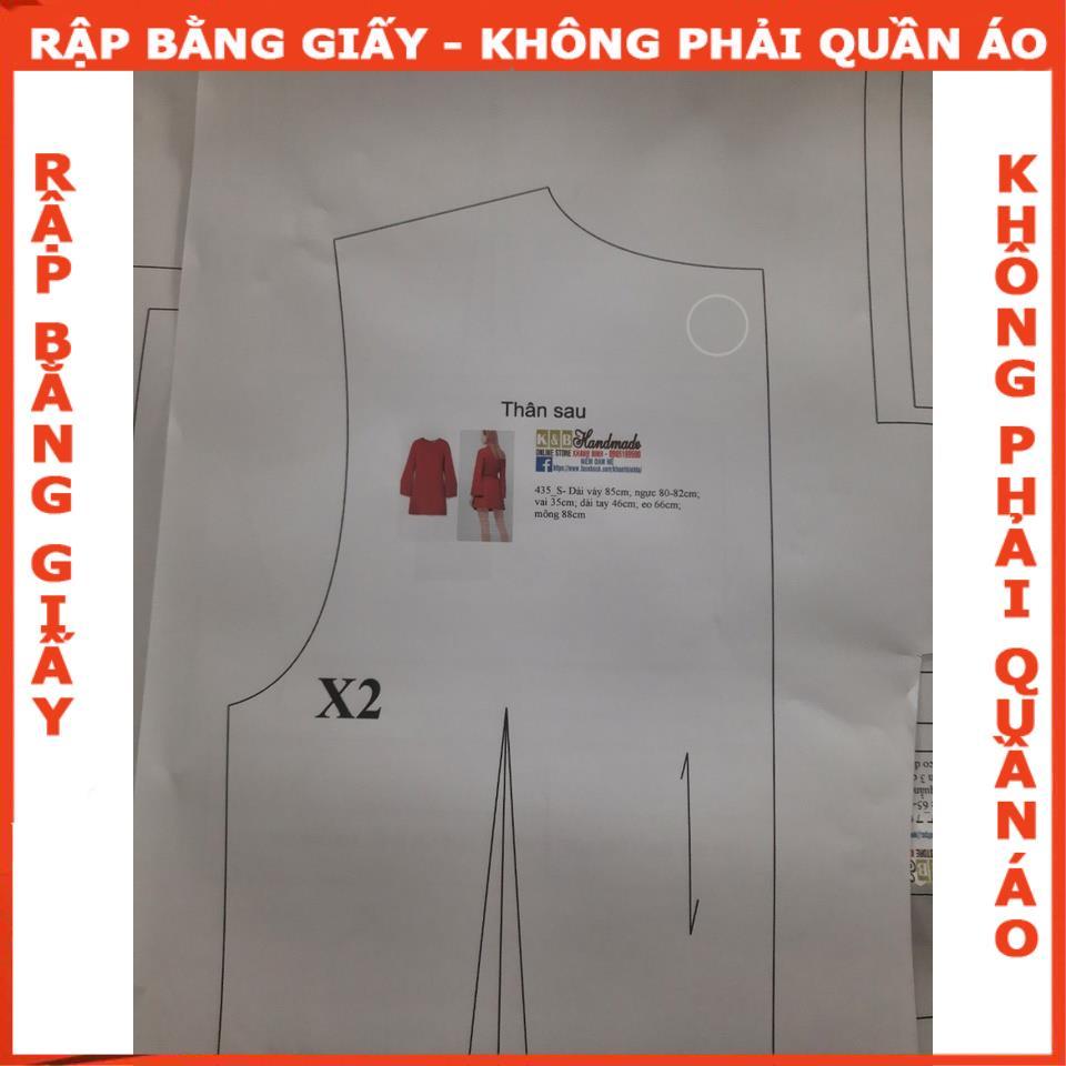 Rập giấy A0 mã 1421 - bộ mặc nhà (BẢN VẼ)