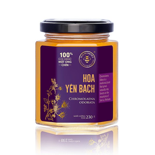 Mật ong rừng Hoa Yên Bạch - 100% mật ong chín Honimore 230g