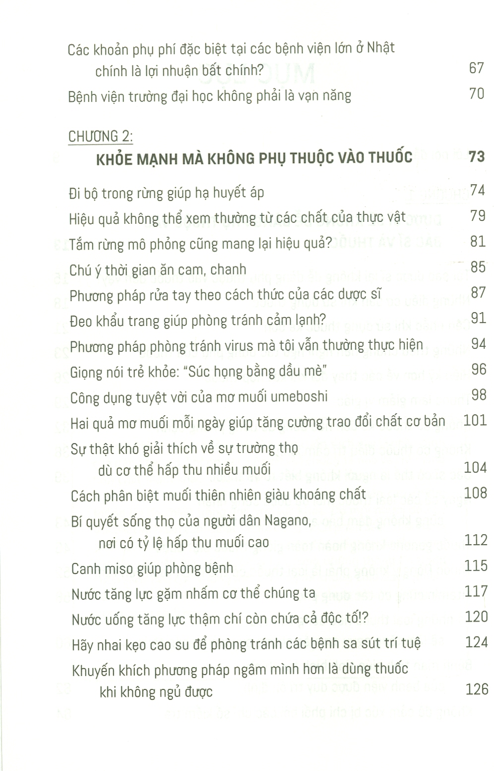 Sống Khoẻ Mạnh Không Phụ Thuộc Vào Thuốc