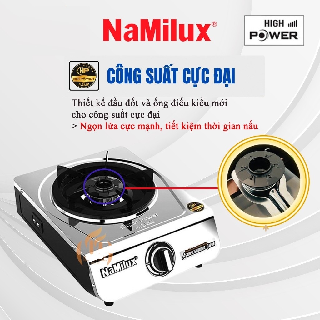 Bếp gas đơn Namilux SM3163APS|Bếp Gas - Lửa Mạnh - Hàng chính Hãng