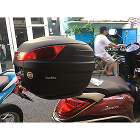 Thùng xe Janus, thùng Givi B27N kèm đế, bát gắn, lắp trực tiếp lên cảng của xe