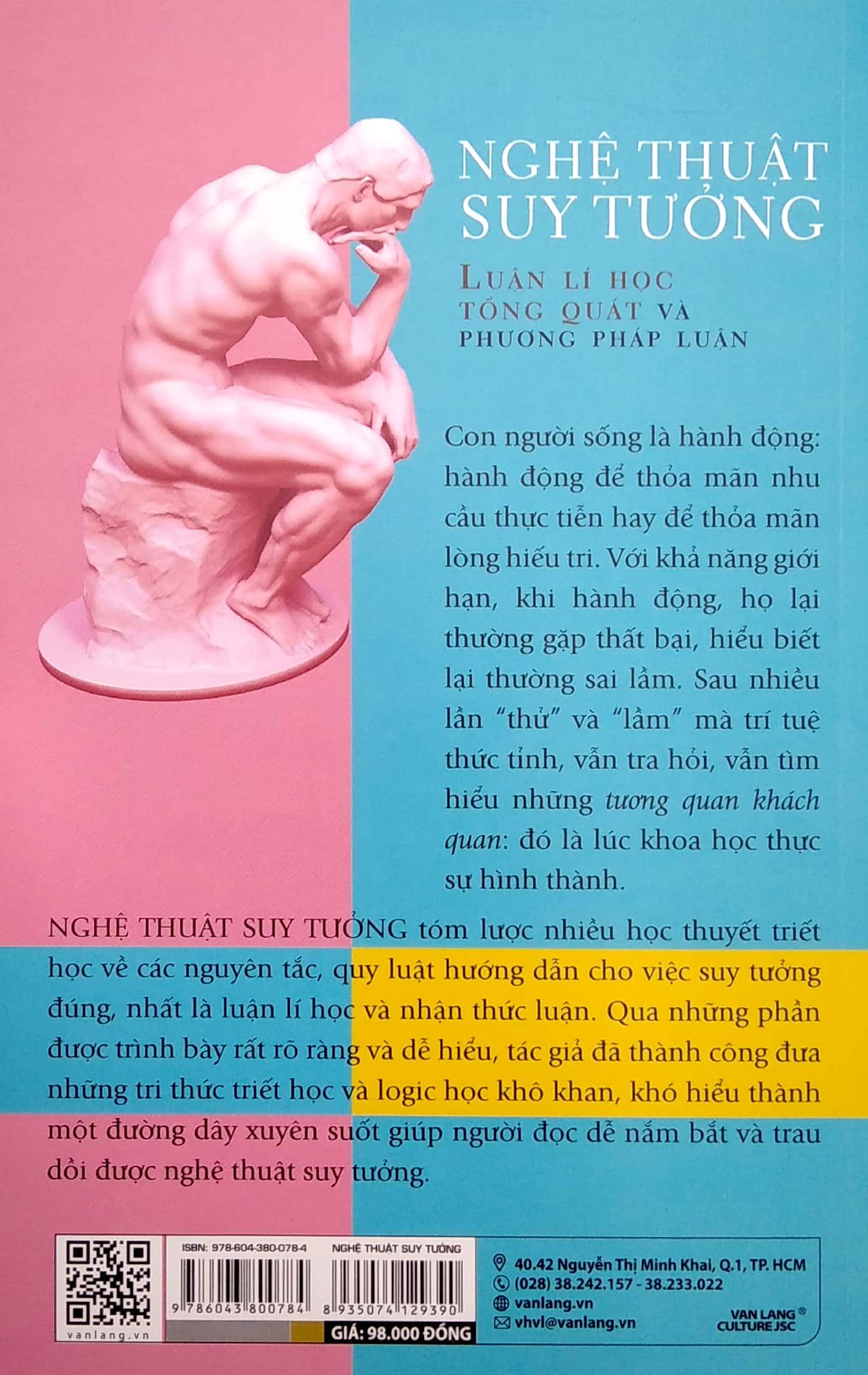 Nghệ Thuật Suy Tưởng - Luận Lí Học Tổng Quát Và Phương Pháp Luận