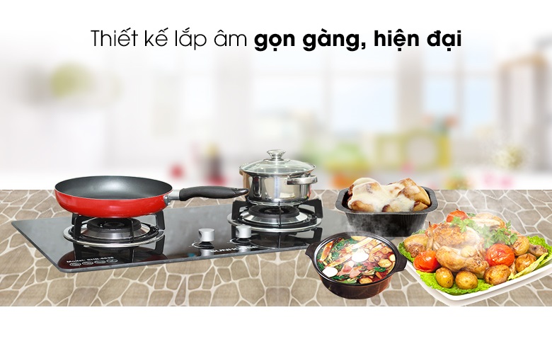 Bếp ga âm Sunhouse SHB-6636 - Hàng Chính Hãng