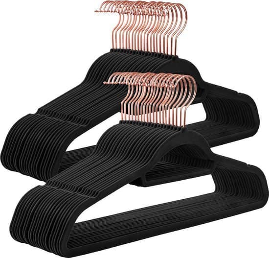 Mắc treo quần áo Songmics Velvet Coat Hangers, 50 cái