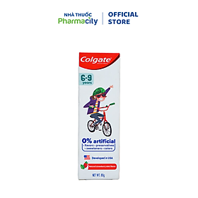 Kem Đánh Răng COLGATE Cho Trẻ Em 6-9 Tuổi Hương Dâu Bạc Hà (Tuýp 80g)