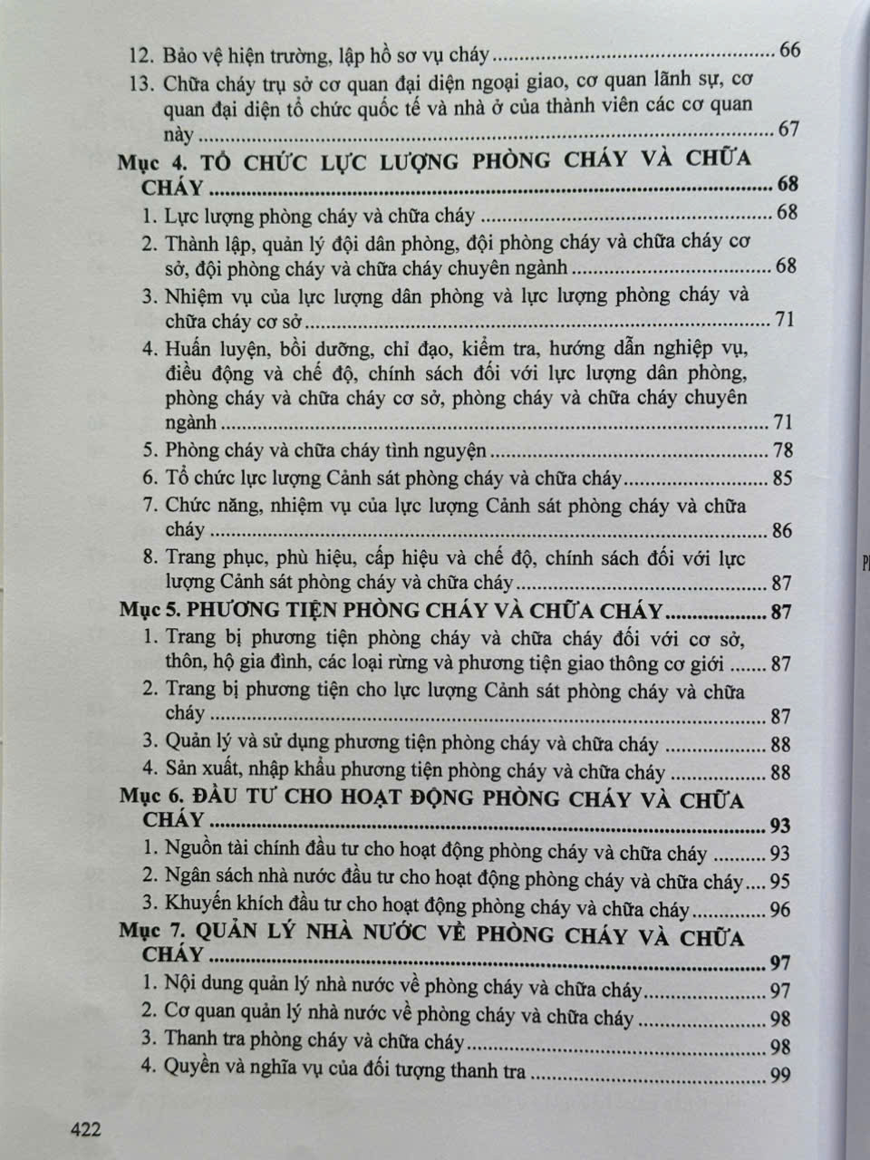 Sách Pháp Luật Về Phòng Cháy Và Chữa Cháy – Danh Mục Cơ Sở Thuộc Diện Quản Lý Về Phòng Cháy Và Chữa Cháy (V2519T)