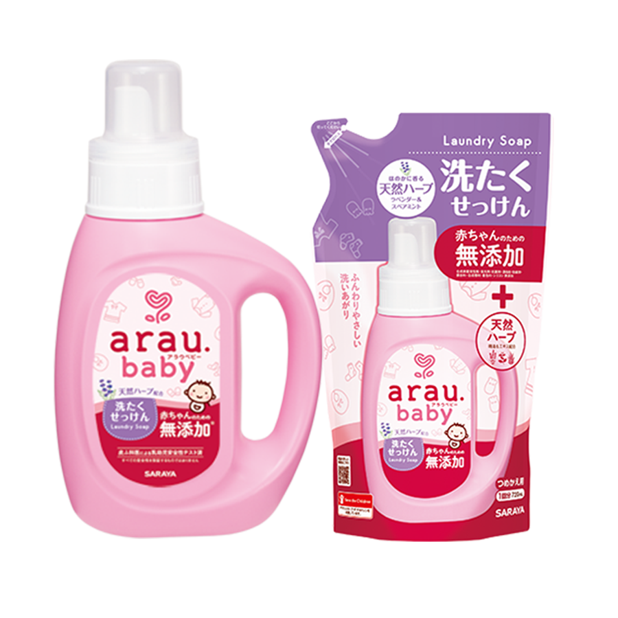 Nước giặt thảo mộc cho bé Arau Baby - Túi 720ml