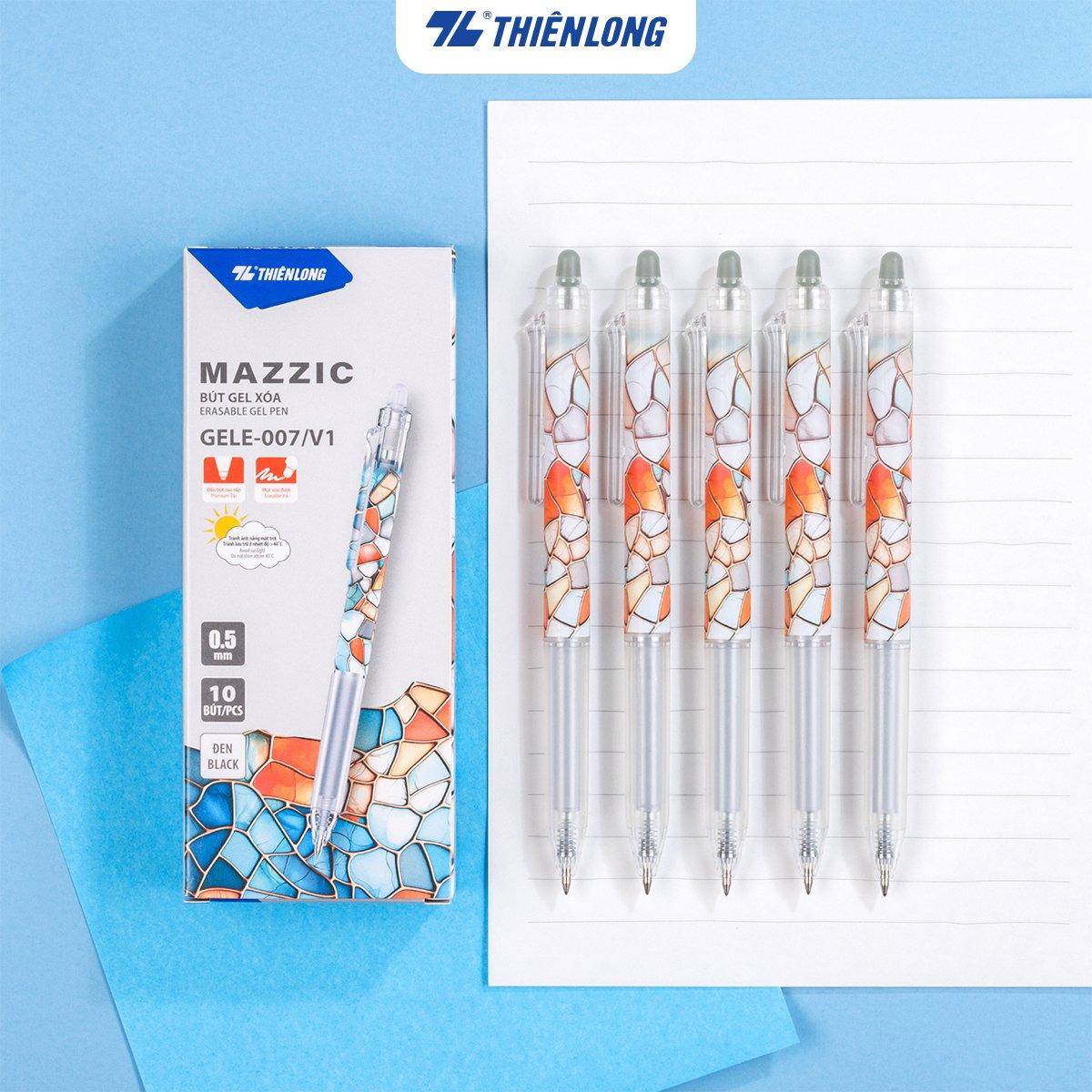 Combo 5/10/20 Bút gel xóa được Mazzic Thiên Long GELE-007/V1