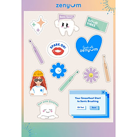 [Quà tặng không bán] Sticker Zenyum Sonic Spark
