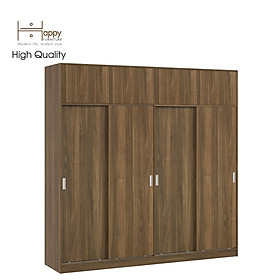 [Happy Home Furniture] ELEGANT, Tủ quần áo cửa lùa 2m2x2m2 , 220cm x 54cm x 220cm ( DxRxC), TCL_007