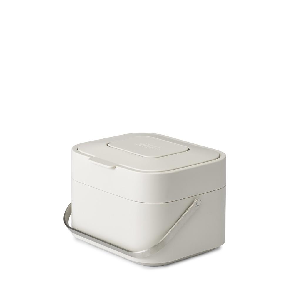 Hộp đựng rác thực phẩm thừa Joseph Joseph 300154 - Stack 4L Food Waste Caddy Stone