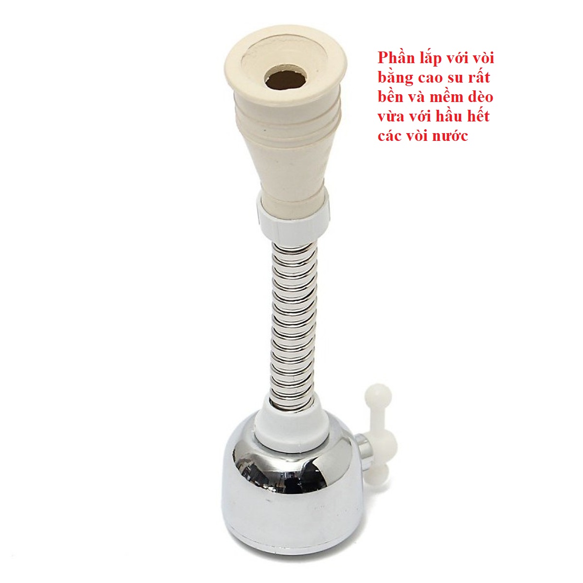 Đầu Vòi Rửa Bát Tăng Áp, Loại Vòi Rửa Bát Dài, Xoay 360 Độ, Có Van Điều Chỉnh Chế Độ Nước