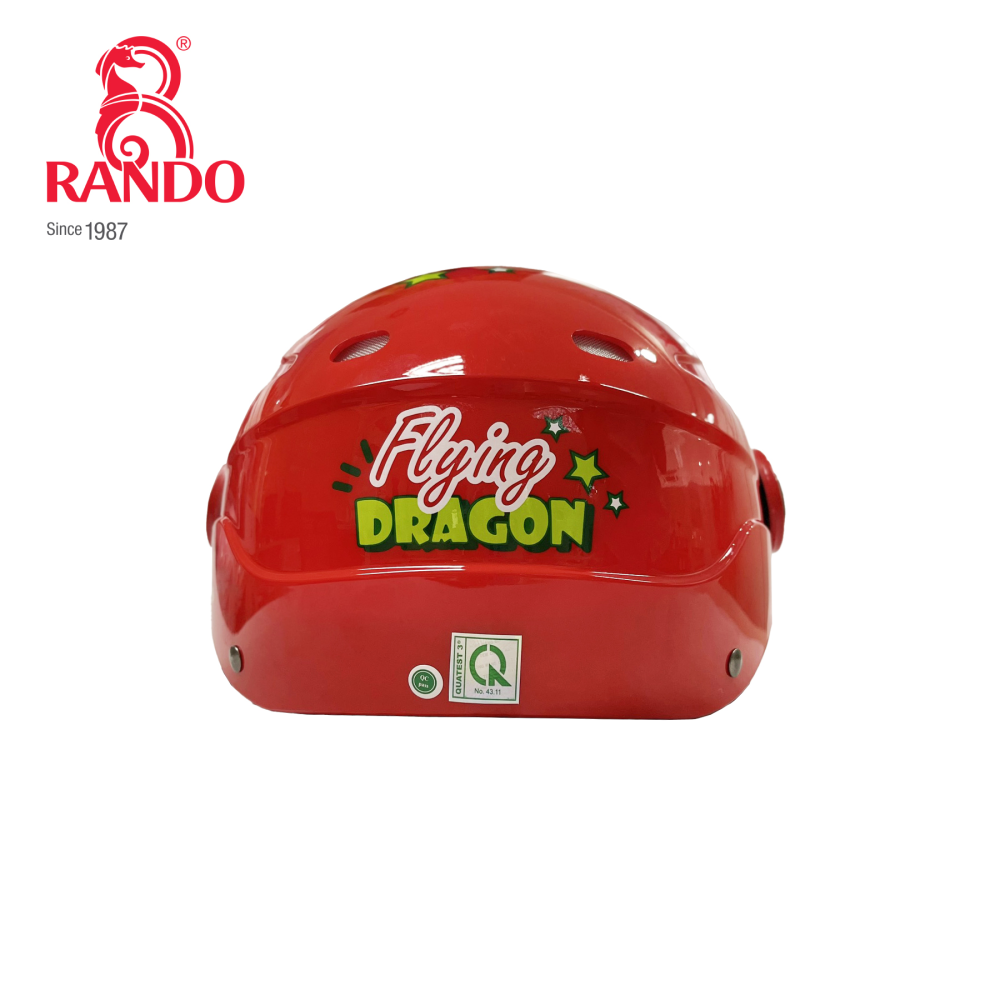 Nón Bảo Hiểm Trẻ Em Màu Đỏ - CHPM-03