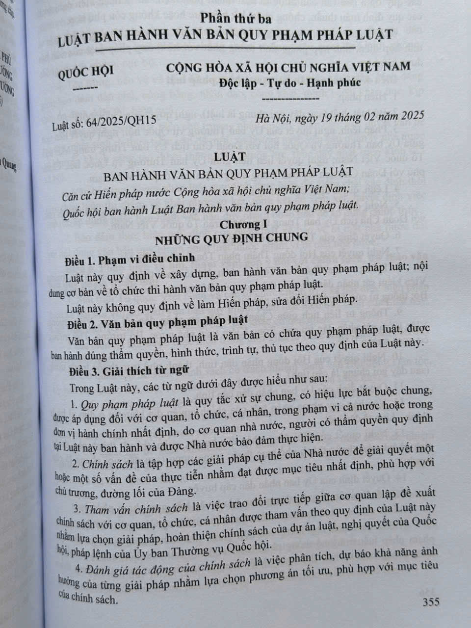 Sách Luật Tổ Chức Quốc Hội, Luật Tổ Chức Chính Phủ, Luật Tổ Chức Chính Quyền Địa Phương, Luật Ban Hành Văn Bản Quy Phạm Pháp Luật (V2568T)