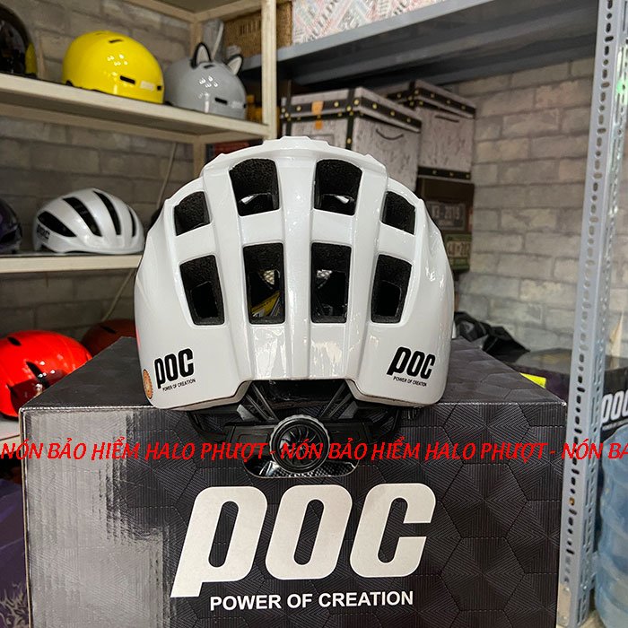 Nón POC 07 Mái Che Trắng