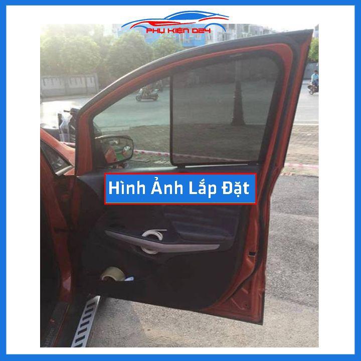 Bộ 4 rèm chắn nắng nam châm Ecosport 2016-2017-2018-2019 khung cố định chống tia UV