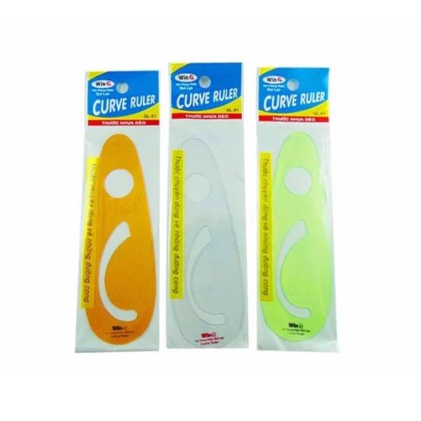 Thước Parabol Nhựa Dẻo WinQ QL - 01 (Mẫu Màu Giao Ngẫu Nhiên)