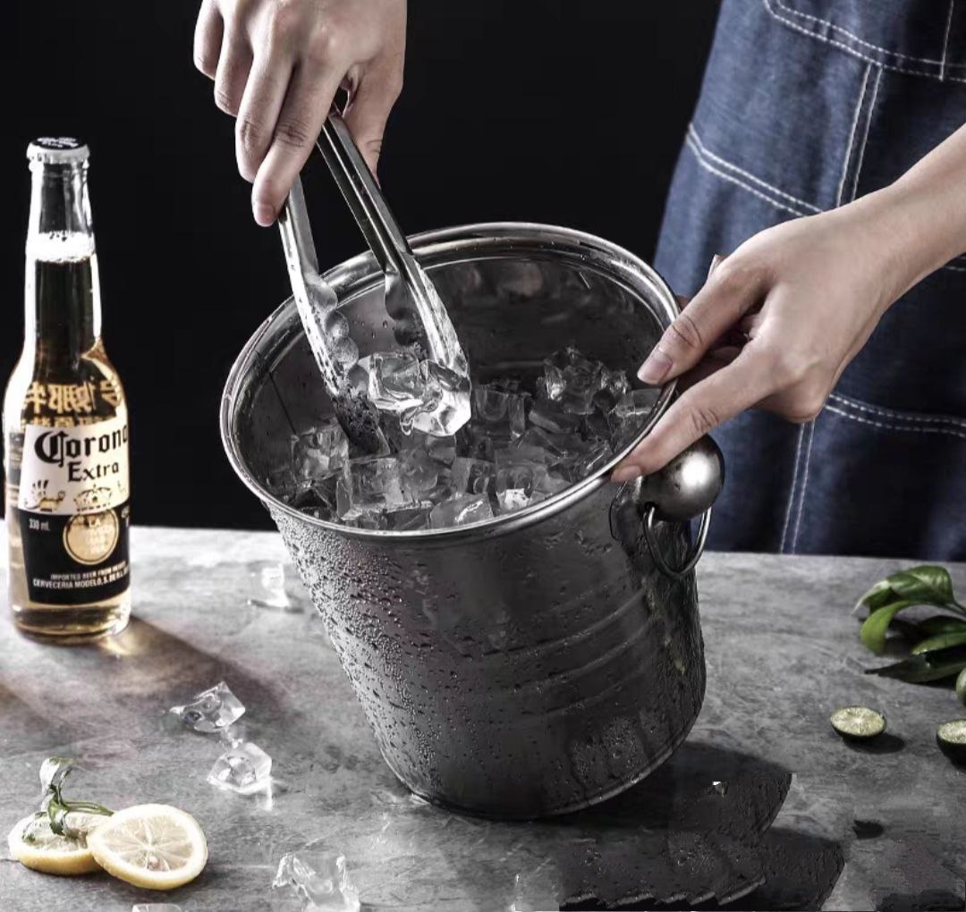 XÔ INOX ĐỰNG ĐÁ ƯỚP RƯỢU BIA