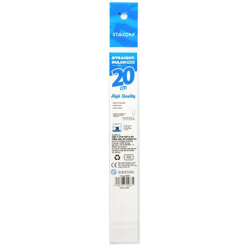 Thước Nhựa Dẻo 20 cm - Stacom SR220